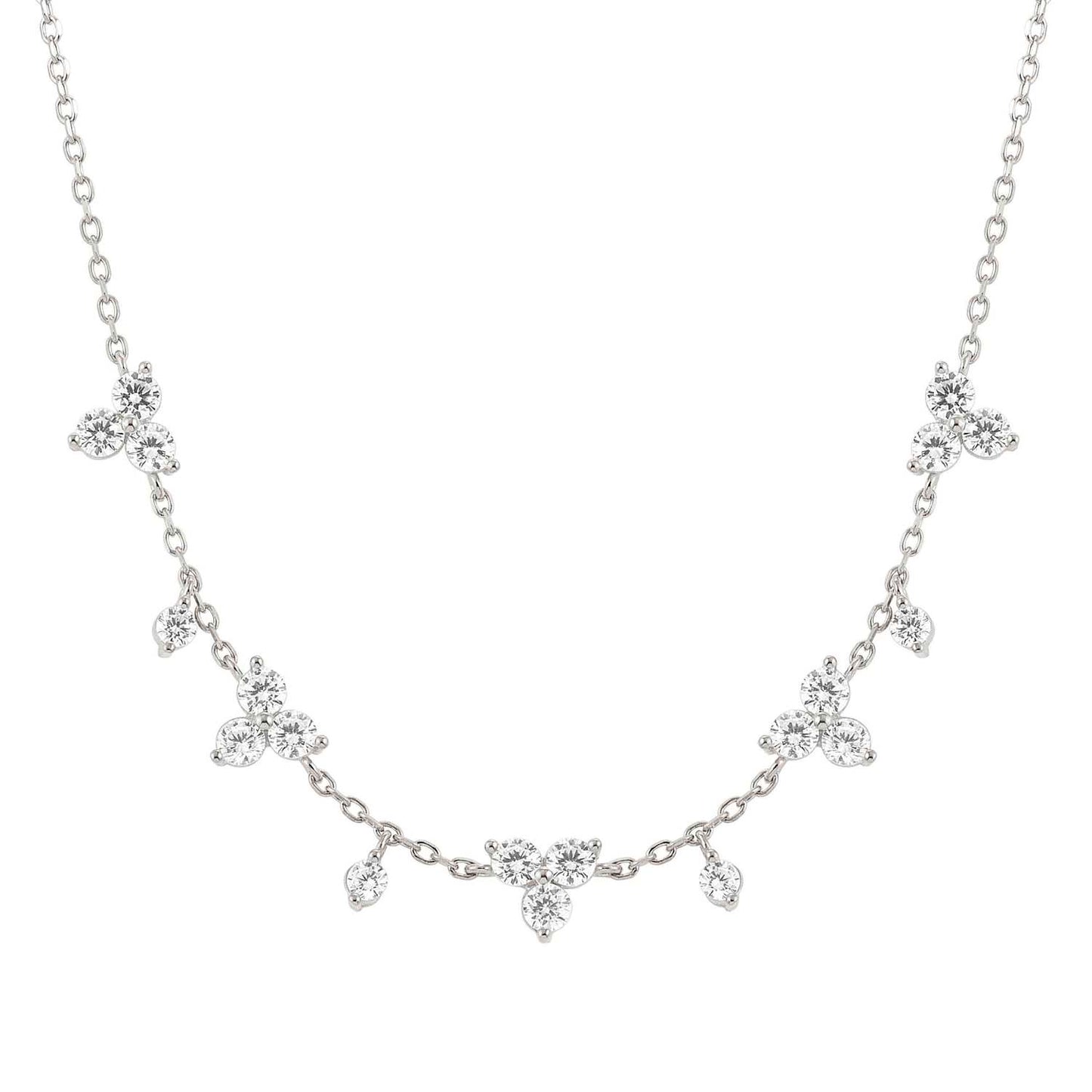 Nomination Life Bouquet Sterling Silver Cubic Zirconia Necklace 242507/010