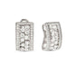 Nomination Life Bouquet Sterling Silver Cubic Zirconia Hoop Earrings 242511/010