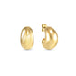 Nomination Ecclettica Yellow Gold PVD Small Moon Hoop Earrings 134314/012