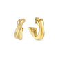 Nomination Ecclettica Yellow Gold Plated Intersected Hoop Earrings 134316/012