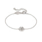 Nomination Petit Sparkle Sterling Silver Cubic Zirconia Four Leaf Clover Bracelet 242300/001