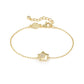 Nomination Petit Sparkle Yellow Gold Plated Cubic Zirconia Star Bracelet 242300/009