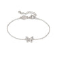 Nomination Petit Sparkle Sterling Silver Cubic Zirconia Butterfly Bracelet 242300/040