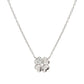 Nomination Petit Sparkle Sterling Silver Cubic Zirconia Four Leaf Clover Necklace 242303/001