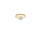 18ct Yellow Gold 0.75ct Brilliant Cut Laboratory Grown Diamond Ring Size M