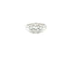 Platinum Laboratory Grown Diamond Oval and Brilliant Cut 1.59ct Three Stone Ring Size M