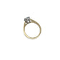 9ct Yellow Gold 1.00ct Brilliant Cut Laboratory Grown Diamond Ring with Hidden Diamonds Size M