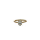 9ct Yellow Gold Laboratory Grown Diamond Oval Cut 1.02ct Ring Size M