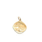 Pre-Owned 9ct Yellow Gold Cushion Shaped St Christopher