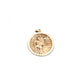 Pre-Owned 9ct Yellow Gold Round 25mm St Christopher