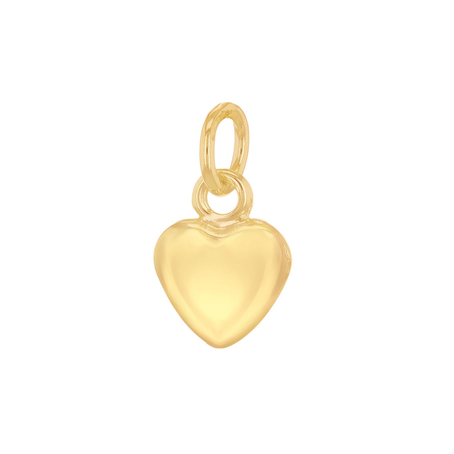 Permanent 9ct Gold Mini Heart Charm for Perma Bracelets