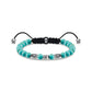 Thomas Sabo Sterling Silver and Imitated Turquoise Skull Pull-Tie Bracelet A1945