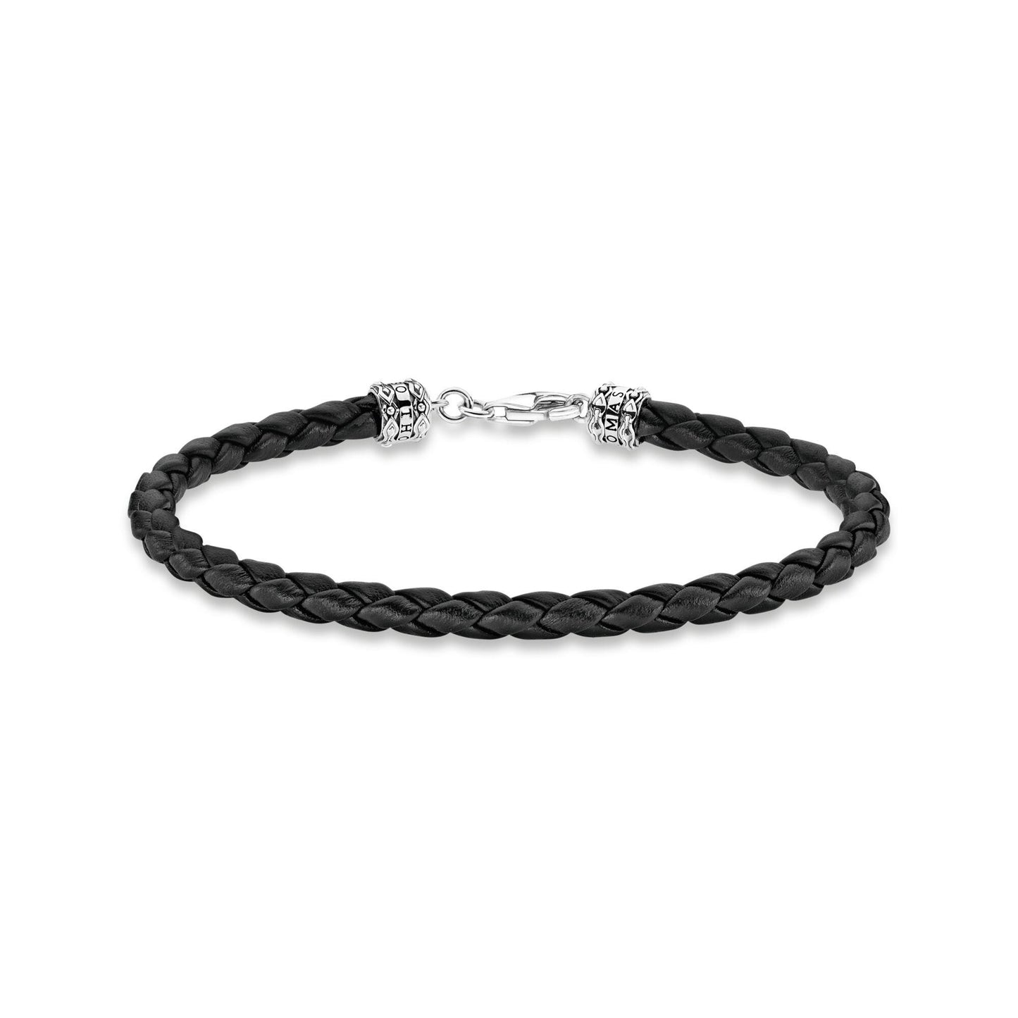 Thomas Sabo Black Leather Braided Bracelet A2011-682-11