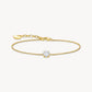 Thomas Sabo Yellow Gold Plated Cubic Zirconia Bracelet A2156-414-14