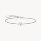 Thomas Sabo Sterling Silver White Cubic Zirconia Heart Trace Bracelet A2157-051-14