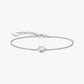 Thomas Sabo Sterling Silver White Pear Cut Cubic Zirconia Bracelet A2159-051-14