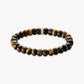 Thomas Sabo Multicoloured Tigers Eye Bead Stretch Bracelet A2196-826-2 21cm