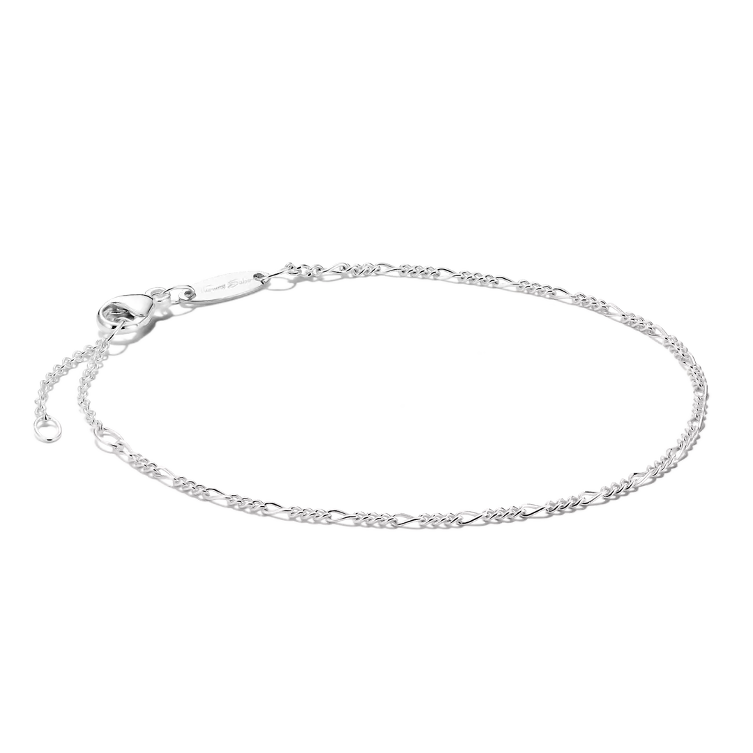 Thomas Sabo Connect Sterling Silver Figaro Bracelet 19cms A2207-001-21