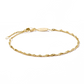 Thomas Sabo Gold Plated Silver Singapore Bracelet 19cms A2208-413-39