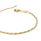 Thomas Sabo Gold Plated Silver Singapore Bracelet 19cms A2208-413-39