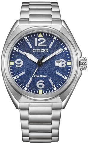 Citizen Eco-Drive Gents Watch Military Blue Dial AW1571-76L