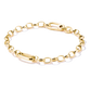 Thomas Sabo Connect Yellow Gold Plated Silver Bracelet 19cm C1202-413-39