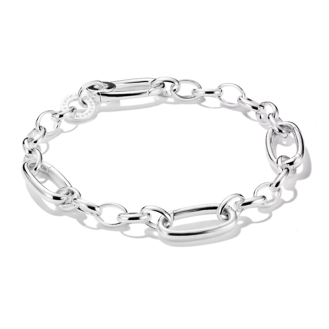 Thomas Sabo 3 Link Sterling Silver Bracelet 17cm  C1203-001-21