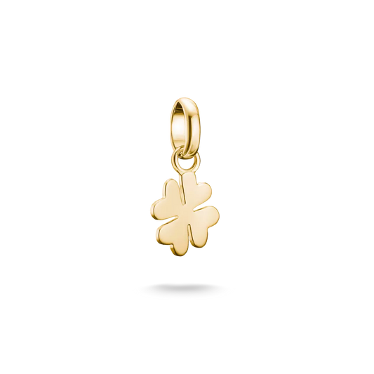 Thomas Sabo Gold Plated Sterling Silver 4 Leaf Lucky Clover Charm  CC1202-413-39