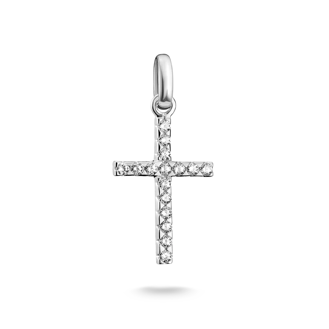 Thomas Sabo Connect Sterling Silver Cubic Zirconia Cross Charm CC1203-051-14