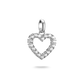 Thomas Sabo Connect Sterling Silver Cubic Zirconia Heart Charm CC1237-051-14