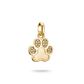 Thomas Sabo Connect Sterling Silver Yellow Gold Plated Cubic Zirconia Paw Print CC1259-414-14