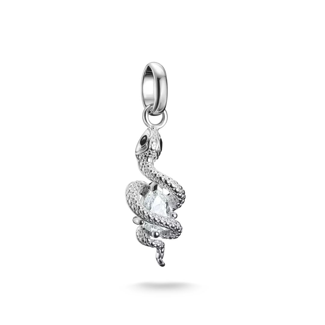 Thomas Sabo Connect Sterling Silver Cubic Zirconia Snake Charm CC1264-041-14