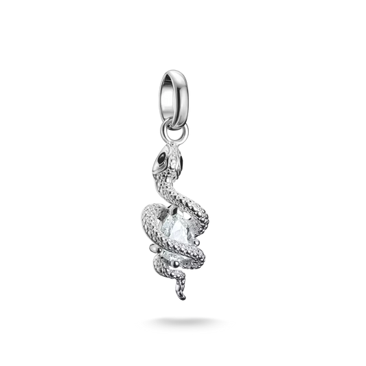 Thomas Sabo Connect Sterling Silver Cubic Zirconia Snake Charm CC1264-041-14