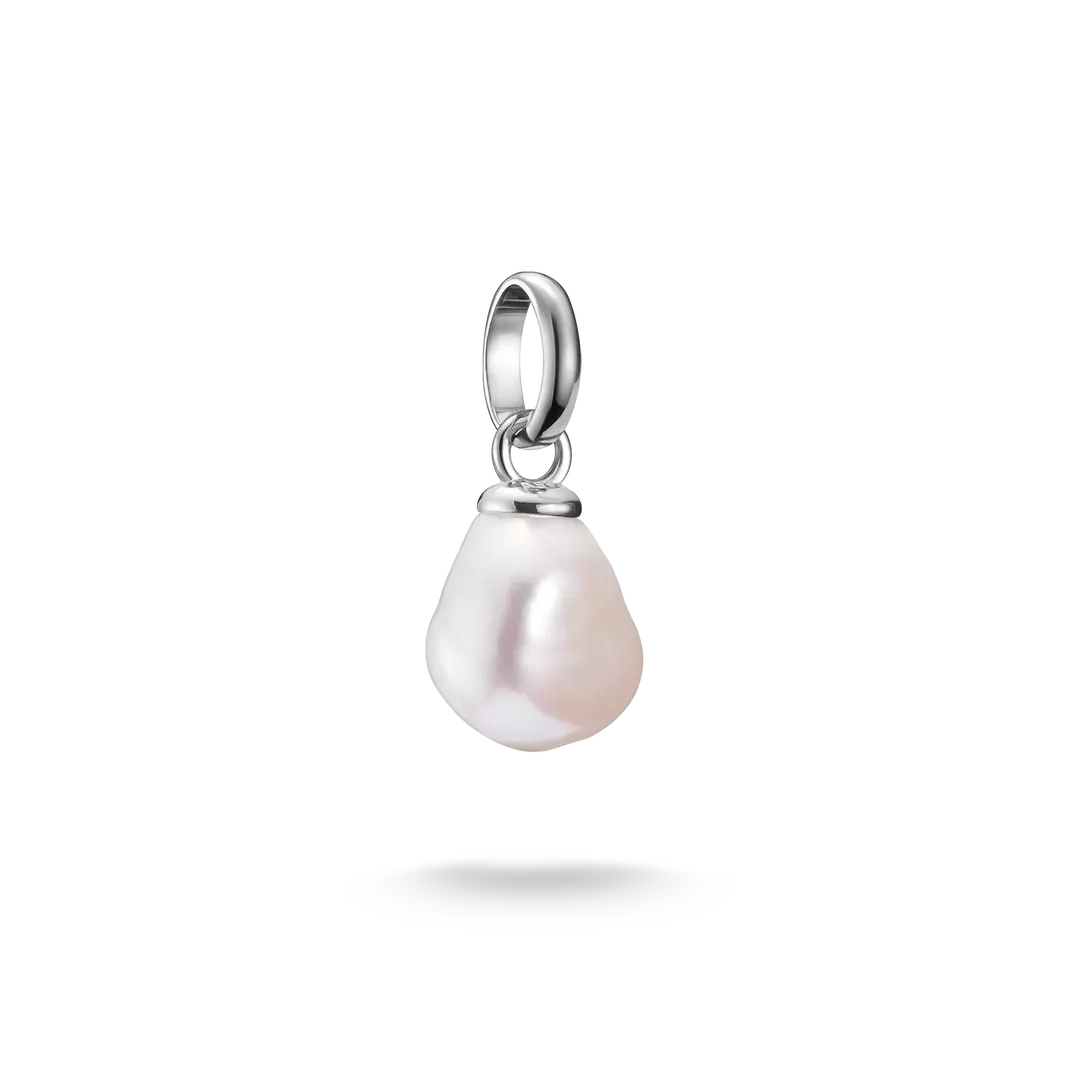 Thomas Sabo Connect Sterling Silver White Freshwater Cultured Pearl Charm CC1282-082-14