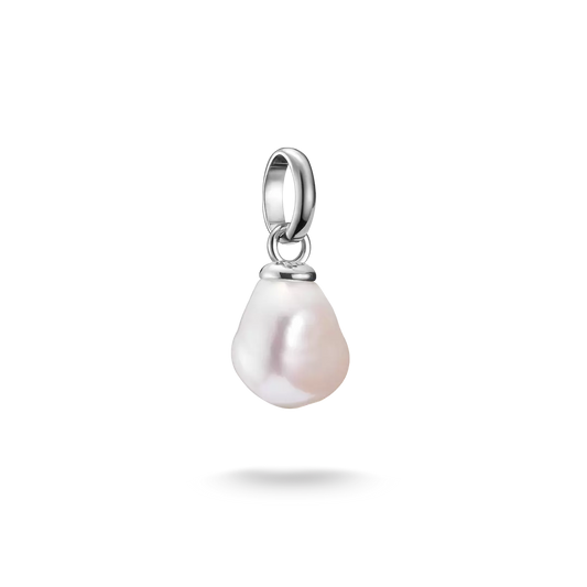 Thomas Sabo Connect Sterling Silver White Freshwater Cultured Pearl Charm CC1282-082-14