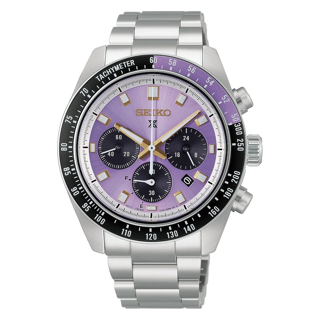 Seiko 145th Anniversary Speedtimer Solar Chronograph Limited Edition in Edo Purple Watch HBJ005P1