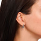 Thomas Sabo Sterling Silver Skull Hoop Earrings CR619-637-21