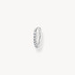 Thomas Sabo Sterling Silver Cubic Zirconia Hoop Earring Single CR658-051-14