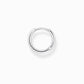 Single Silvr 15mm Hoop