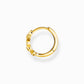 Thomas Sabo Yellow Gold Plated Cubic Zirconia Hoop Earring CR681-414-14