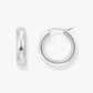 Thomas Sabo Sterling Silver Round Hoop Earrings CR746-001-21