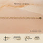Permanent Anklet 27cm Marquise Cable Yellow Gold Filled Link PJ-14201007-27CM-DC