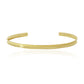 9ct Yellow Gold Solid Concave Design Open Torq Style Bangle