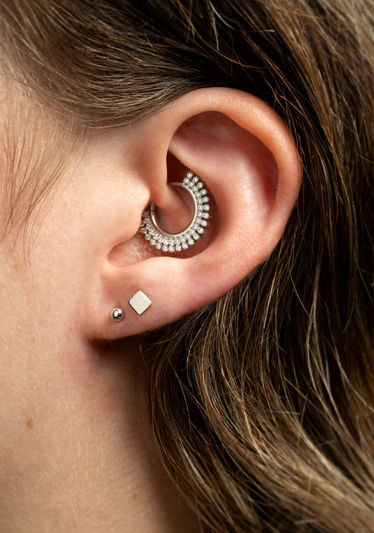 Tish Lyon Titanium Daith Hoop Earring (Single)