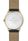 Frederique Constant Yellow PVD Moneta Moonphase Strap Watch FC-206S3S5