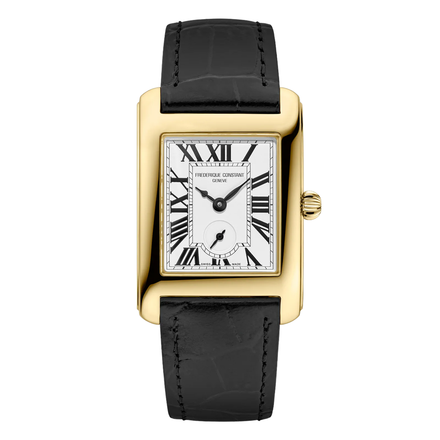 Frederique Constant Carrée Small Seconds Strap Watch FC-235S2C5