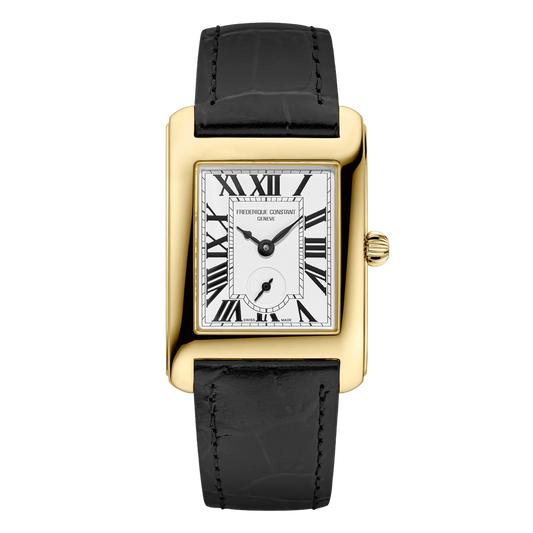Frederique Constant Carrée Small Seconds Strap Watch FC-235S2C5