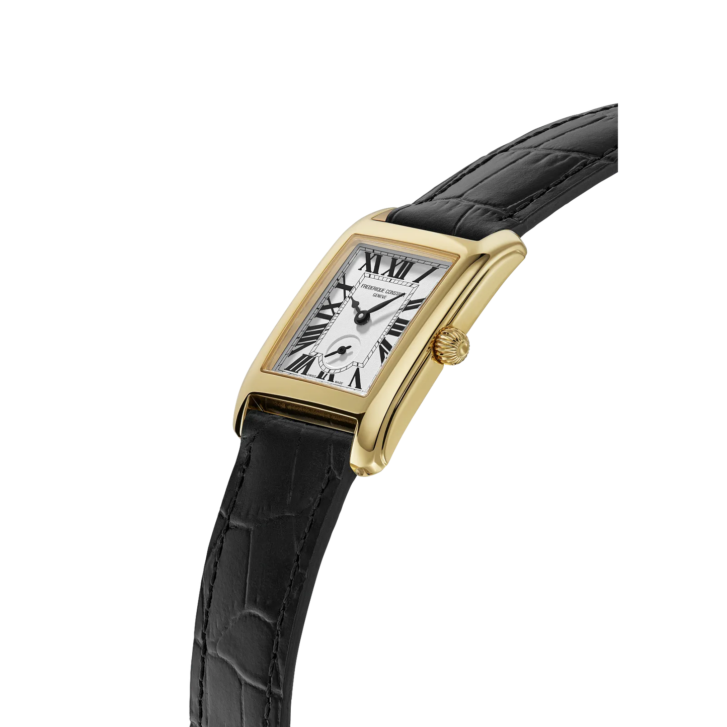 Frederique Constant Carrée Small Seconds Strap Watch FC-235S2C5