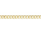 9ct Yellow Gold Flat Curb Link Chain 20"