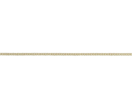 9ct Yellow Gold 16/18" Adjustable Curb Chain